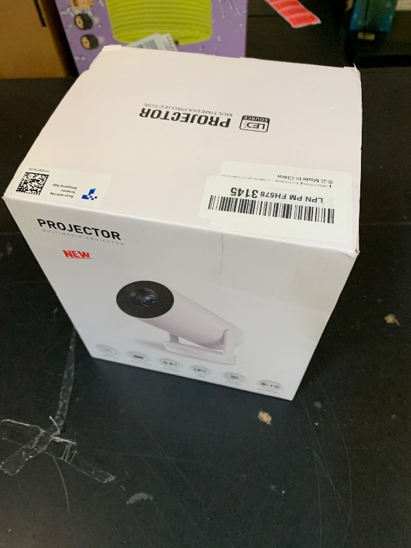 Photo 1 of [Electric Focus]Mini Portable Projector with 4K Support, Bluetooth 5.4 WIFI6, 5watt Sound Base Speaker, 260 ANSI, Android 11, 210° Rotation , Auto Keystone Correction Video Projector HY300 PLUS