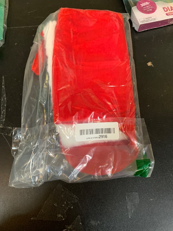 Photo 1 of Glimin 22 Inches Monogram Christmas Stocking with Letter Soft Velvet with White Plush Cuff Embroidered Initial Xmas Stockings for Christmas Holiday Fireplace Decoration Gifts (L Letter, Red)