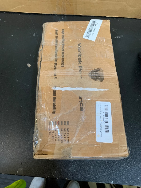 Photo 1 of Set of 20 Veritek 14x1.5mm 45mm Extended Thread R14 Radius Black Ball Seat Washer Lug Bolts for Porsche Factory Wheels