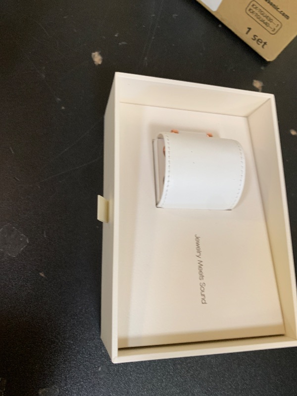 Photo 1 of JewelPods C01 Pro Open Ear Headphones,Clip-on Earbuds Wireless Bluetooth with Crystal, Secure, Lightweight, Comfort-Premium Audio-Water Resistant-Up to 72 hrs Play, Leather Charging Case,Gift for Her