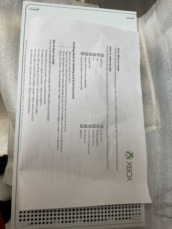 Photo 1 of SELLING FOR PARTS …..Xbox Series S - All Digital Gaming Console - 512GB SSD - Includes Wireless Controller - 120FPS (Renewed Premium)