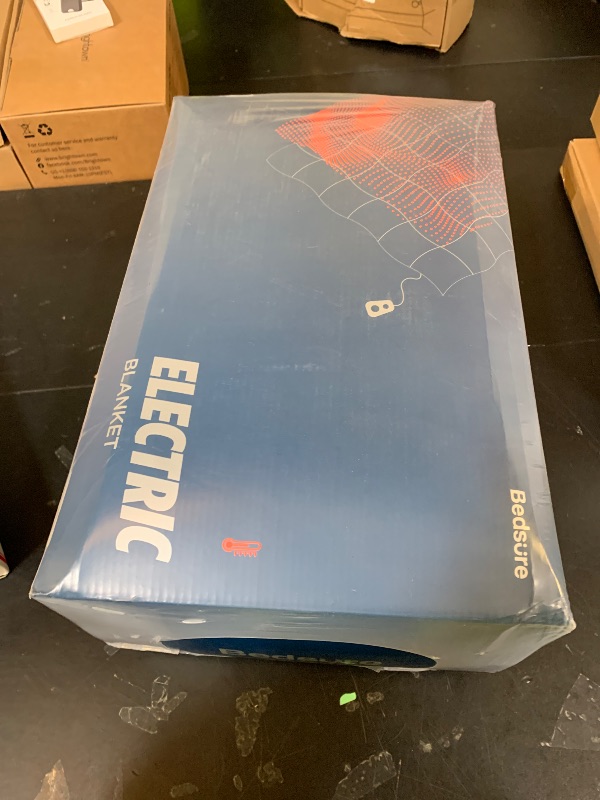 Photo 1 of Bedsure GentleSoft Electric Blanket King Size - Soft Ribbed Flannel Heated Blanket with Dual Control, Heating with 10 Heat Settings & 10 Time Settings, 8 hrs Timer Auto Shut Off (90x100 inches, Grey)