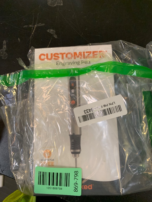 Photo 1 of Resparked Customizer Engraving Pen (Formerly Culiau): Ultimate Cordless Portable Tool for Artists & DIYers - Engrave 50+ Surfaces - Beginner Friendly - Rechargeable - Free 30 Bits & Mastery Guide