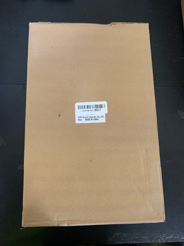 Photo 1 of 1 PC Acrylic Display Case with Magnetic Lid for Mega Charizard EX UPC Box / Scarlet & Violet 151 UPC Pack of 1 Acrylic Storage Box 5MM Thick Protective Dustproof Display Case