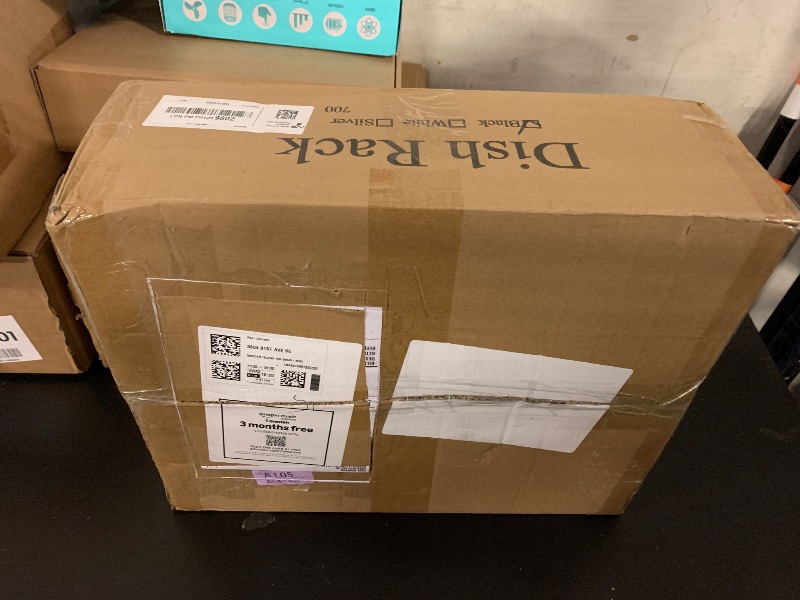 Photo 1 of SNTD Dish Drying Rack, Expandable Dish Rack for Kitchen Counter, Stainless Steel Dish Drainer with Drainboard Set and Utensil Holder (Black)