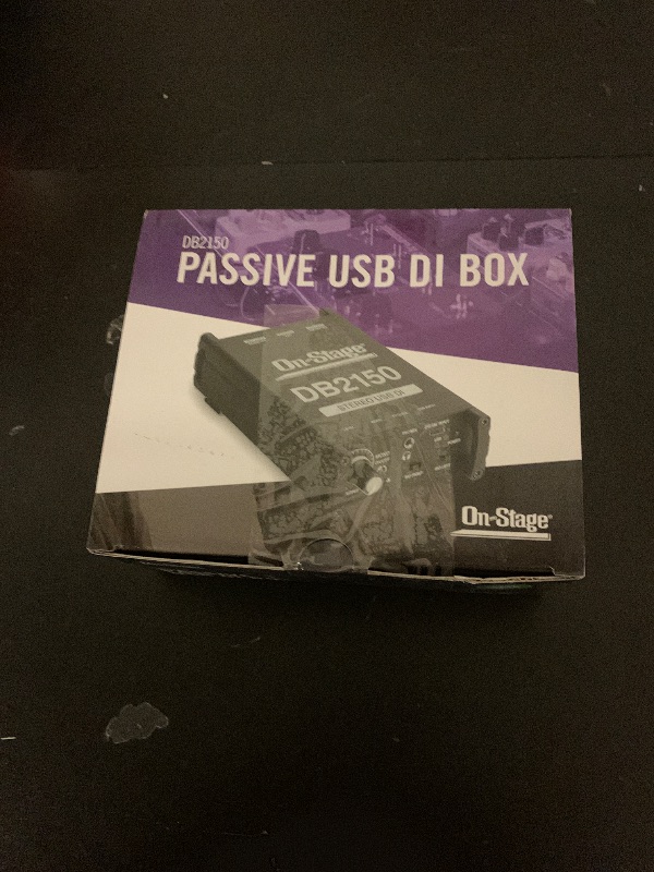 Photo 1 of OnStage On-Stage DB2150 Passive Stereo USB DI Box