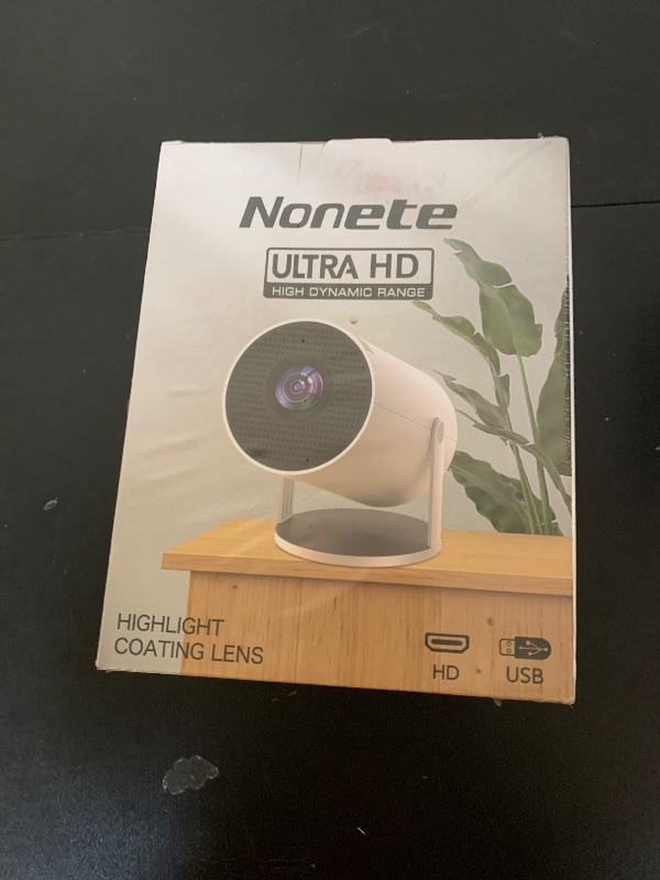 Photo 1 of ?Projector 2026 Upgraded?Mini Projector with WiFi 6 and Bluetooth 5.2 Support 4K 1080P Auto Keystone 270° Rotatable Projector Portable Compatibile with HDMI/TV Stick/Memory Stick/Laptop-Black