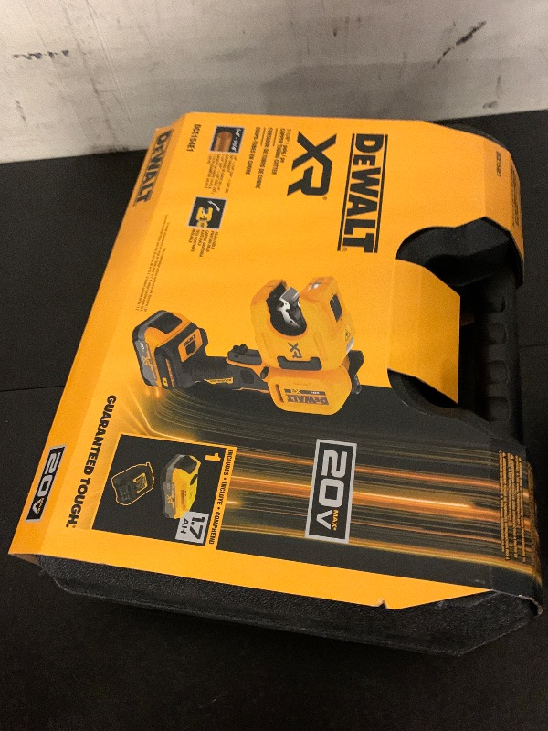 Photo 1 of **INCOMPLETE** DEWALT 20V MAX XR 1-1/4 in. Copper Tubing Cutter Kit (DCE154E1)