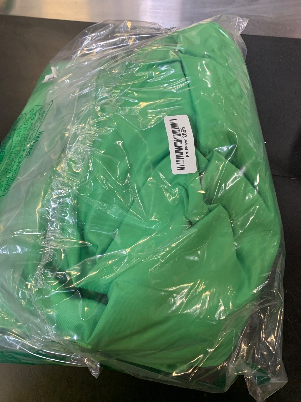 Photo 1 of 10X20ft Large Green Screen Backdrop for Photography, LCUIRC Two Rod Pocket Chromakey Collapsible Green Polyester Curtain with 4 Clamps for Photography, Zoom Meeting and Game Live Steaming