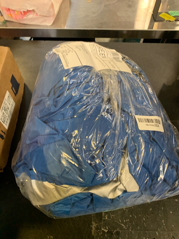 Photo 1 of 10×10 Canopy Replacement Top, Pop Up Canopy Replacement Tent Cover for Straight Leg Frame, Waterproof Canopy Top Cover for Garden Patio Camping (Top Only)(Blue)