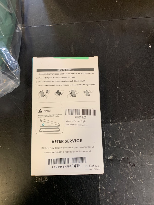 Photo 1 of [CD Loop + Privacy Screen Protector]Magnetic Case for iPhone 14 Pro Case,[Military Grade Drop Protection] Anti-peep Privacy Screen Double Sided 9H Glass Compatible with MagSafe Case for iPhone 14 Pro