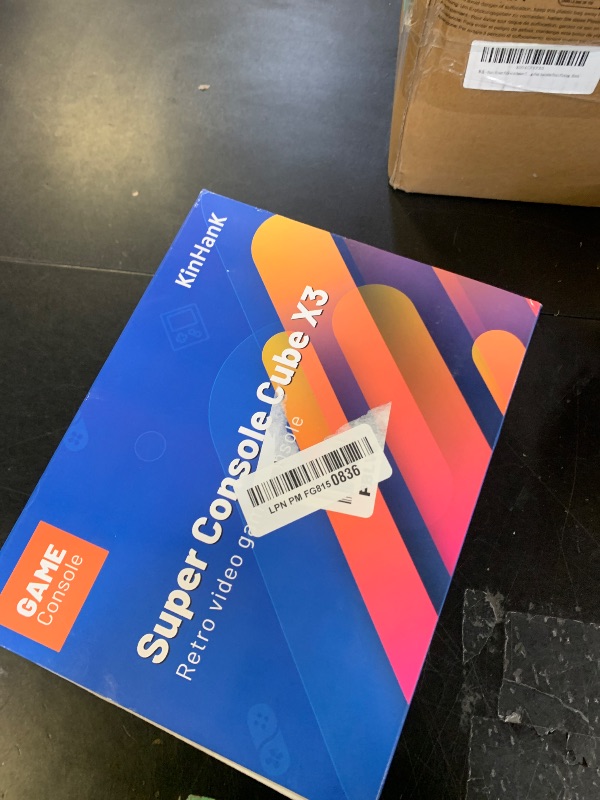 Photo 1 of Kinhank Super Console Cube X3 Retro Game Consoles Built-in 65000+ Games, Android 9.0/Emuelec 4.6/CoreE System, S905X3 Chip, 8K UHD Output,2.4G/5G, Emulator Console Compatible with Most Emulators