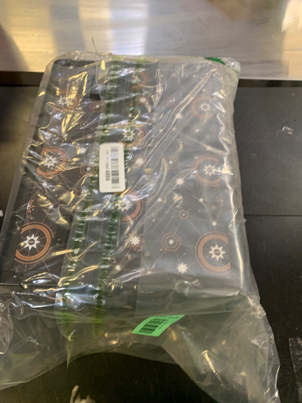 Photo 1 of *DAMAGE** Joligrace 11.8 inch Makeup Train Case Cosmetic Organizer Box Lockable with 3 Trays and a Brush Holder Pattern Collection - Star Chart