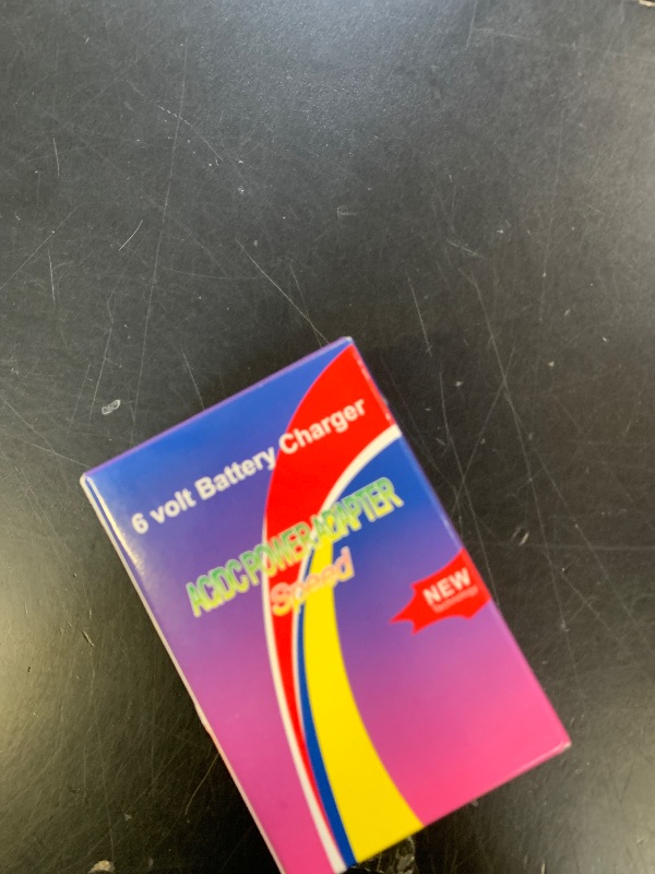 Photo 1 of 6V Charger for Kids Ride On Car Toys, 6 Volt Battery Charger for Flybar Bumper car/Wrangler SUV Kid Trax Dynacraft Toy Car Jeep ATV Quad (6v Battery Charger)