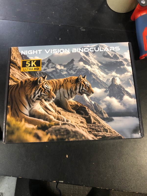 Photo 1 of HEXEUM Night Vision Goggles for Adults, 3.99" HD Screen, 10000mAh Rechargeable Night Vision Binoculars with 64GB Card for Hunting Camping Surveillance