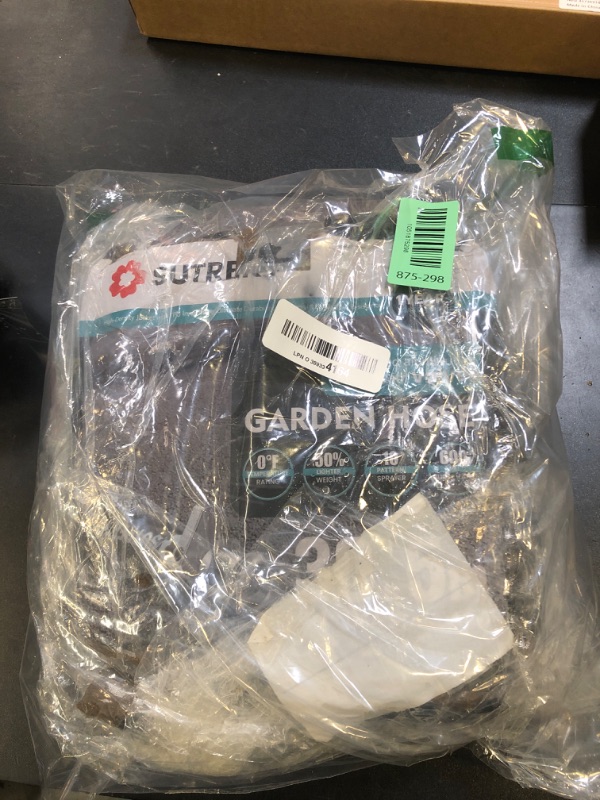 Photo 1 of 100ft Garden Hose, Ultra Lightweight All-Weather Water Hose, Durable & Flexible, Built-in Valve, Leak-free Connections, TPU Water Hose, Drinking Water Safe