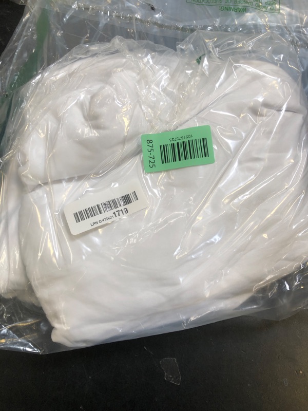 Photo 1 of 10x10FT White Backdrop Curtain for Wedding Parties Wrinkle Free Curtain Backdrop for Baby Shower White Drapes for Birthday Party Photography Background Soft Fabric 5ft x 10ft, 2 Panels