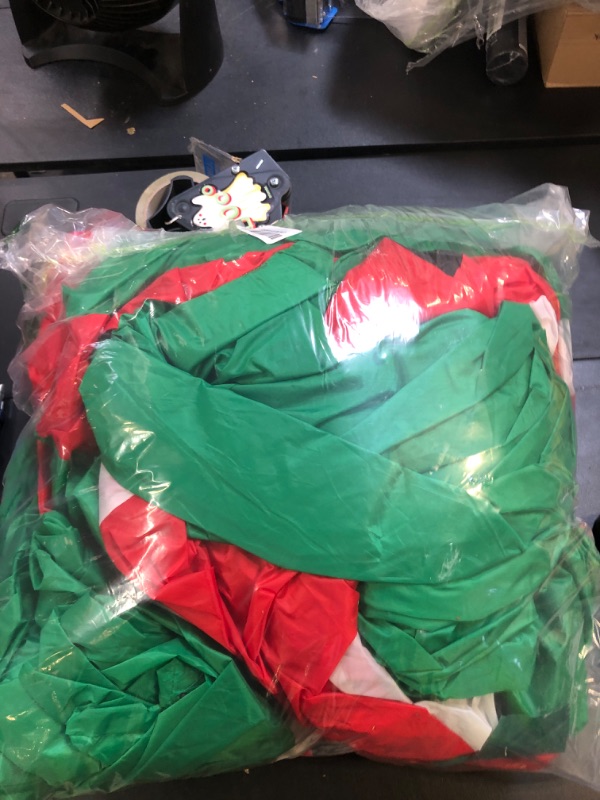 Photo 1 of 12 Ft Lighted Christmas Inflatable Archway, Inflatable Santa Claus and Snowman Arch Indoor and Outdoor Holiday Decorations, Built-in Led Lights, Large Outdoor Patio Decorations Garden Props