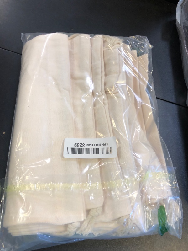 Photo 1 of 10 PCS Sublimation blank drawstring bag Reusable canvas Heat Press DIY crafts Party Wedding Christmas storage Home party art supplies