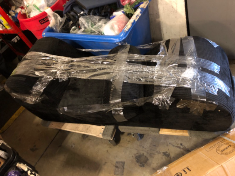 Photo 1 of Black Modern Lounge Couch