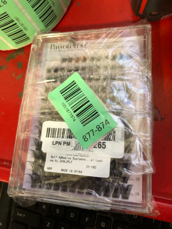 Photo 1 of **LASHES ONLY** Pawotence Lash Clusters Wispy Lash Extension 10-18mm Cluster Eyelash Extensions Individual Lashes Eyelash Clusters