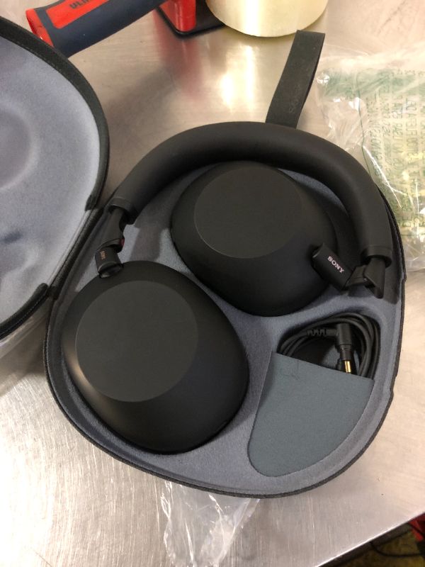 Photo 2 of Sony WH-1000XM6 The Best Noise Canceling Wireless Headphones, HD NC Processor QN3, 12 Microphones, Adaptive NC Optimizer, Mastered by Engineers, Studio-Quality, 30-Hour Battery, Black