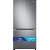 Photo 1 of Samsung 17.5 cu. ft. Counter Depth 3-Door French Door Smart Refrigerator in Stainless Steel