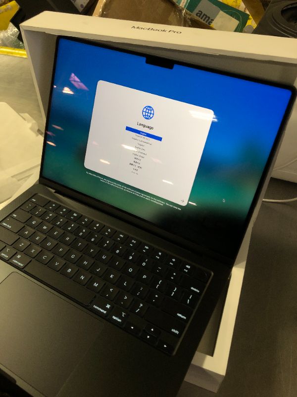 Photo 1 of Apple 2025 MacBook Pro Laptop with M5 chip with 10?core CPU and 10?core GPU: Built for Apple Intelligence, 14.2-inch Liquid Retina XDR Display, 16GB Unified Memory, 512GB SSD Storage; Space Black