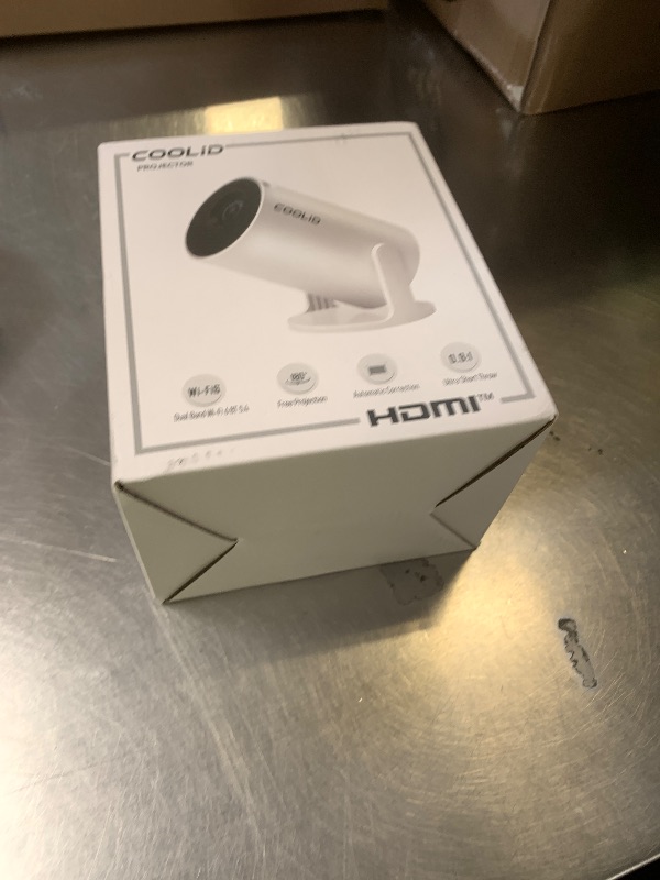 Photo 1 of [Built-in Apps & 2026 Upgraded] Mini Projector Support 4K 1080P Auto Keystone 180° Rotatable with WiFi 6 and Bluetooth 5.4, Projector Portable Compatibile with HDMI/TV Stick/Memory Stick/Laptop-Gold