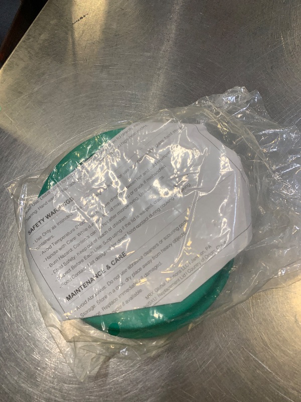 Photo 1 of Replacement Lids fits Pyrex 2-Cup Glass Food Storage Container Bowls, 5-Inch Plastic Round Lids Covers for Pyrex 7200-PC, Airtight & Leakproof (4-Pack, Turquoise)