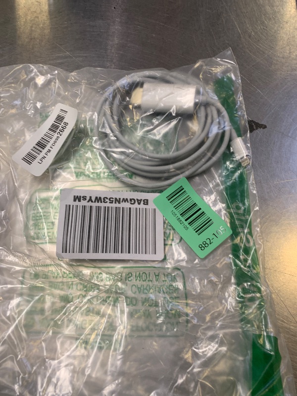 Photo 1 of [Apple MFi Certified] Apple Lightning to HDMI Cable Adapter for iPhone to TV, 1080P Lightning to Digital AV Adapter Sync Screen Connector for iPhone 14 13 12 11 Pro Max XS XR to HDTV Projector Monitor