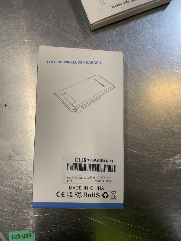 Photo 1 of 2 in 1 Wireless Charger,Foldable 20W Fast Wireless Charging Stand Compatible with iPhone 16/16 Pro/15/14/13/12/X/AirPods,Dual Phone Induction Charge Station for Samsung,Pixel,Xperia,LG(No Plug)