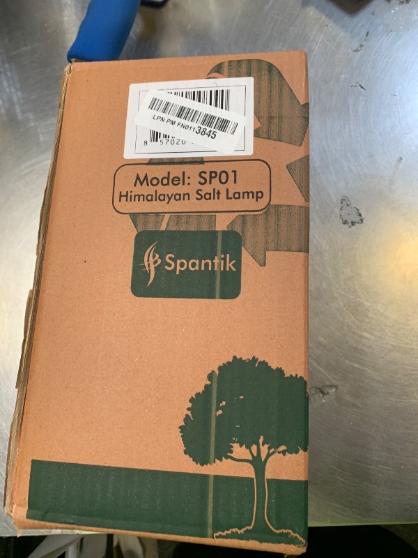 Photo 1 of 7 Inch Himalayan Salt Lamp with Dimmer Cord - Night Light Natural Crystal Rock Classic Wood Base Authentic from Pakistan