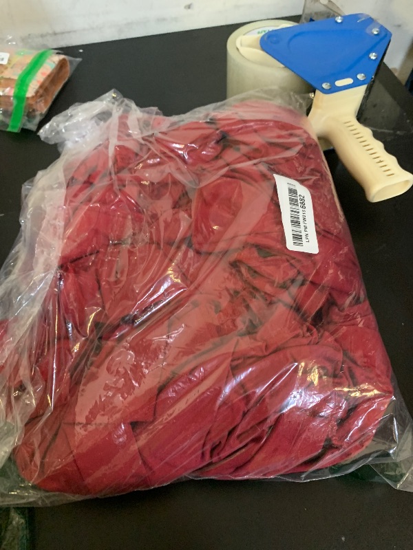 Photo 1 of Saslax Off Shoulder Ruffle Sleeves Elegant Fitted Maxi Maternity Dress for Photoshoot Baby Shower Burgundy 12 Medium