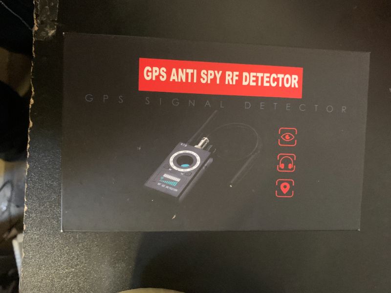 Photo 1 of Hidden Camera Detectors, Anti Spy Camera Finder, GPS Tracker Detector, Hidden Devices Detector for Airbnb, Hotels, Bathroom, Home, Office (Black)