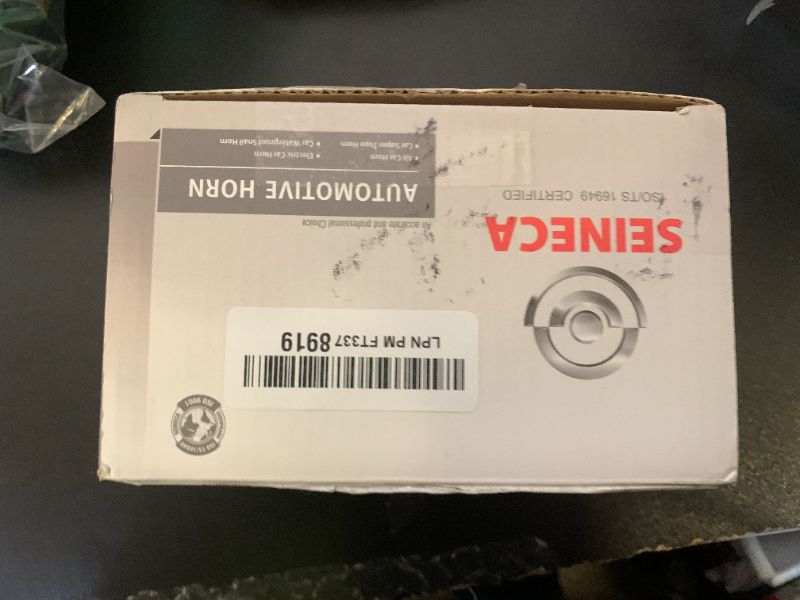 Photo 1 of SEINECA Car Horn Ulra-thin Compact Snail Waterproof Loud 12V Auto Horn Kit, High/Low Tone for Car Motorcycle Pickup RV SUV MPV Vans.