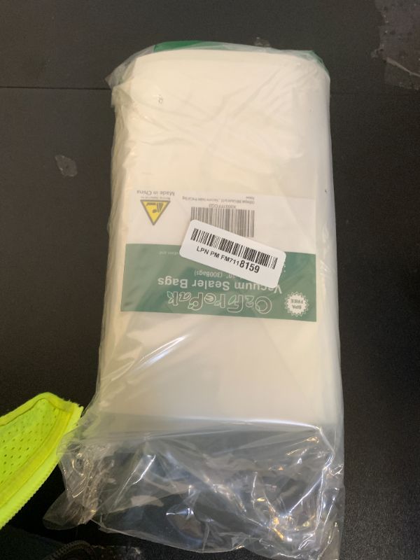 Photo 1 of O2frepak 300 Count 6x10 Pint Vacuum Sealer Bags with BPA Free and Heavy Duty, Vacuum Seal Food Sealer Bags,Great for Food Storage Vaccume Sealer PreCut Bag