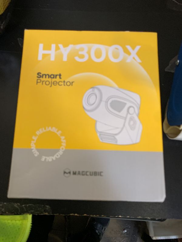 Photo 1 of ?Electric Focus?Projector with WiFi 6 and Bluetooth 5.0, Mini Portable Native 720P with 4K Support, Smart Proyector Built in Apps, Auto Vertical Keystone, Home Movie Projectors for Outdoor