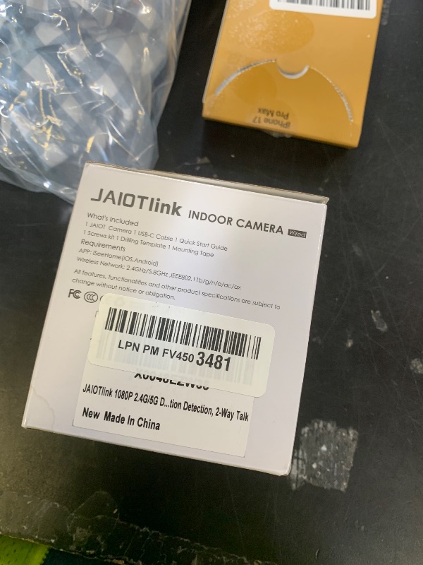 Photo 1 of JAIOTlink 1080P 2.4g/5g Indoor Camera, Plug-in Cameras for Home Security, Baby/Elder/Home Cameras Indoor with Phone App, Night Vision, Motion Detection, 2-Way Talk, WiFi Camera Compatible with Alexa