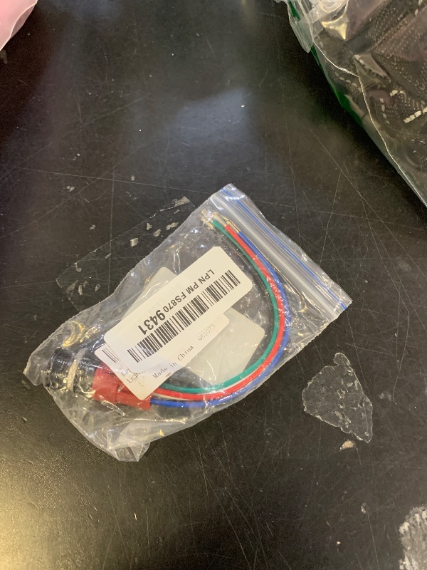 Photo 1 of 1 Pcs 16mm Latching Push Button Switch with 12V Waterproof Shell LED Light Power Button Momentary Push Button Switch for 0.63" Mounting Hole with Wiring Plug (Red Light)