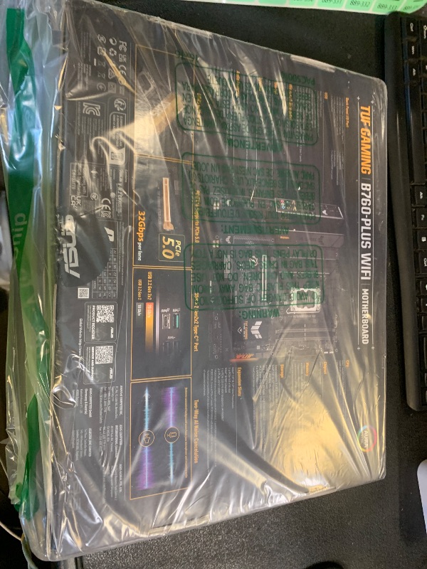 Photo 1 of ASUS TUF GAMING B760-PLUS WIFI Intel B760 LGA 1700 ATX motherboard, Ready for 14th, 13th & 12th Gen Intel® Core CPU, 12+1+1 Stages, PCIe 5.0, 3x M.2, DDR5, 2.5G, USB 3.2 Type-C®, Thunderbolt 4™, USB4®