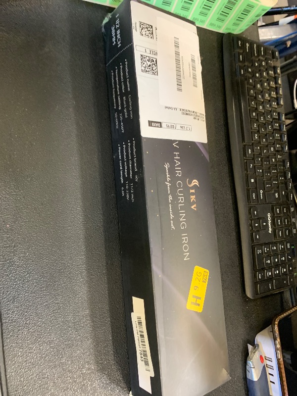 Photo 1 of 1 1/2 inch Extra Long Barrel Curling Iron, 1.5 Inch Large Barrel for Long Hair Ceramic Tourmaline