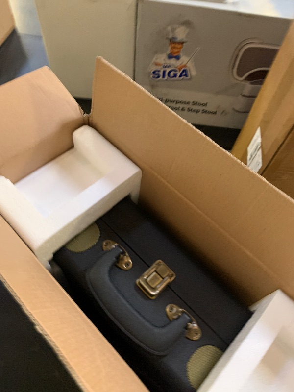 Photo 1 of **SELLING FOR PARTS**Vinyl Record Player 3-Speed Bluetooth Suitcase Portable Belt-Driven Record Player with Built-in Speakers RCA Line Out AUX in Headphone Jack Vintage Turntable