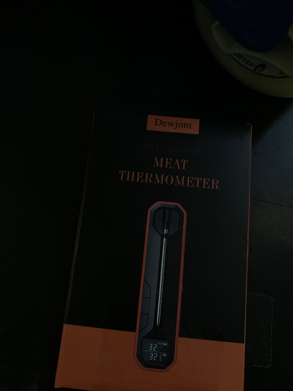 Photo 1 of Wireless Meat Thermometer – Digital Cooking Thermometer with Wireless Probe – 500Ft Remote Range Food Thermometer – with iOS & Android Read App -Preprogrammed Temperatures for BBQ, Oven, Grill