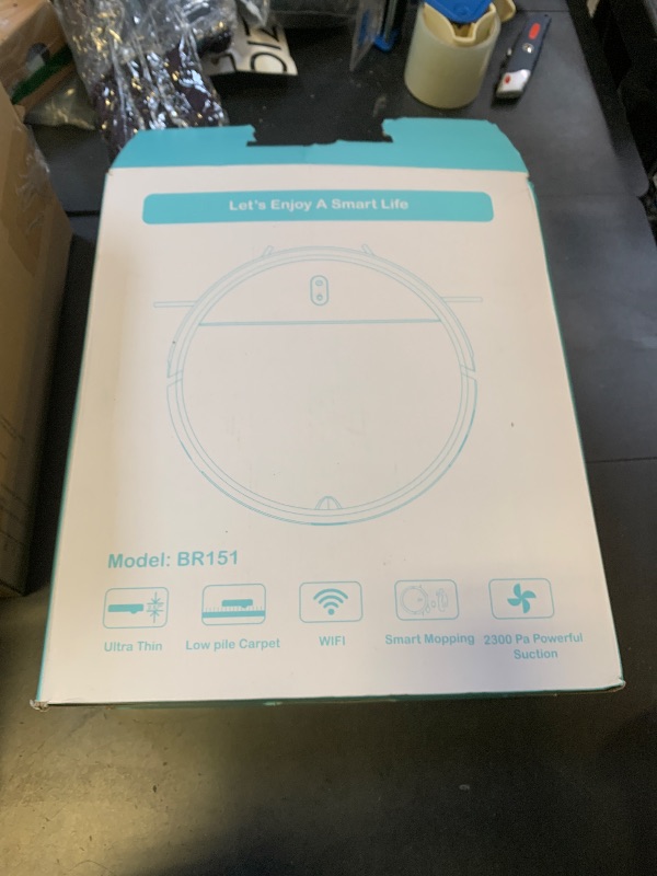 Photo 1 of MAMNV Robot Vacuum and Mop Combo, 2 in 1 Robotic Vacuum Cleaner with Schedule, App/Alexa/Voice Control, Ideal for Hard Floor, Pet Hair, Carpet