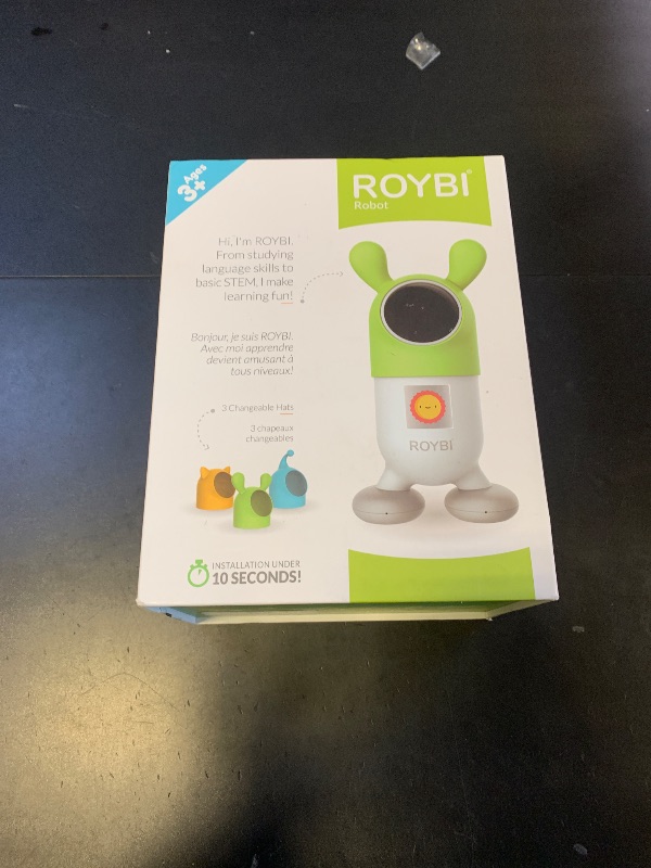 Photo 1 of ROYBI Robot Smart Kids Educational Companion Toy for Preschool STEM Language Learning | Teaching English, Spanish, French, Chinese Over 1000 Interactive Activities & Stories