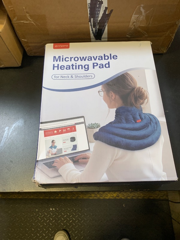 Photo 1 of Comfytemp Microwave Heating Pad for Neck & Shoulder, Neck Warmer for Pain Relief, Cervical, 2.82LB Heated Wrap with Moist Heat Therapy