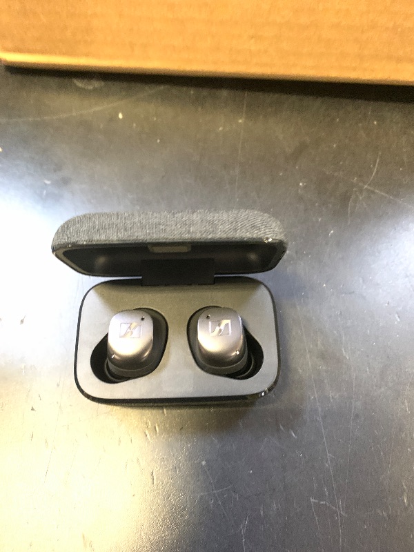 Photo 1 of Sennheiser Momentum True Wireless 4 Smart Earbuds with Bluetooth 5.4, Crystal-Clear Sound, Comfortable Design, 30-Hour Battery Life, Adaptive ANC, LE Audio and Auracast - Black Graphite