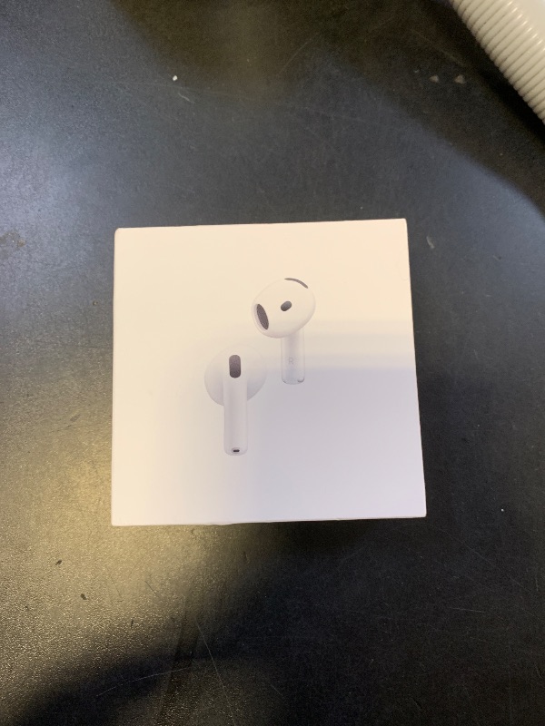 Photo 1 of Apple AirPods 4 Wireless Earbuds, Bluetooth Headphones, with Active Noise Cancellation, Adaptive, Transparency Mode, Personalized Spatial Audio, USB-C Charging Case, Wireless Charging, H2 Chip