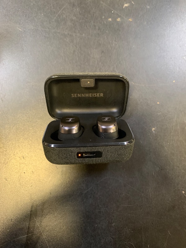 Photo 1 of Sennheiser Momentum True Wireless 4 Smart Earbuds with Bluetooth 5.4, Crystal-Clear Sound, Comfortable Design, 30-Hour Battery Life, Adaptive ANC, LE Audio and Auracast - Black Graphite